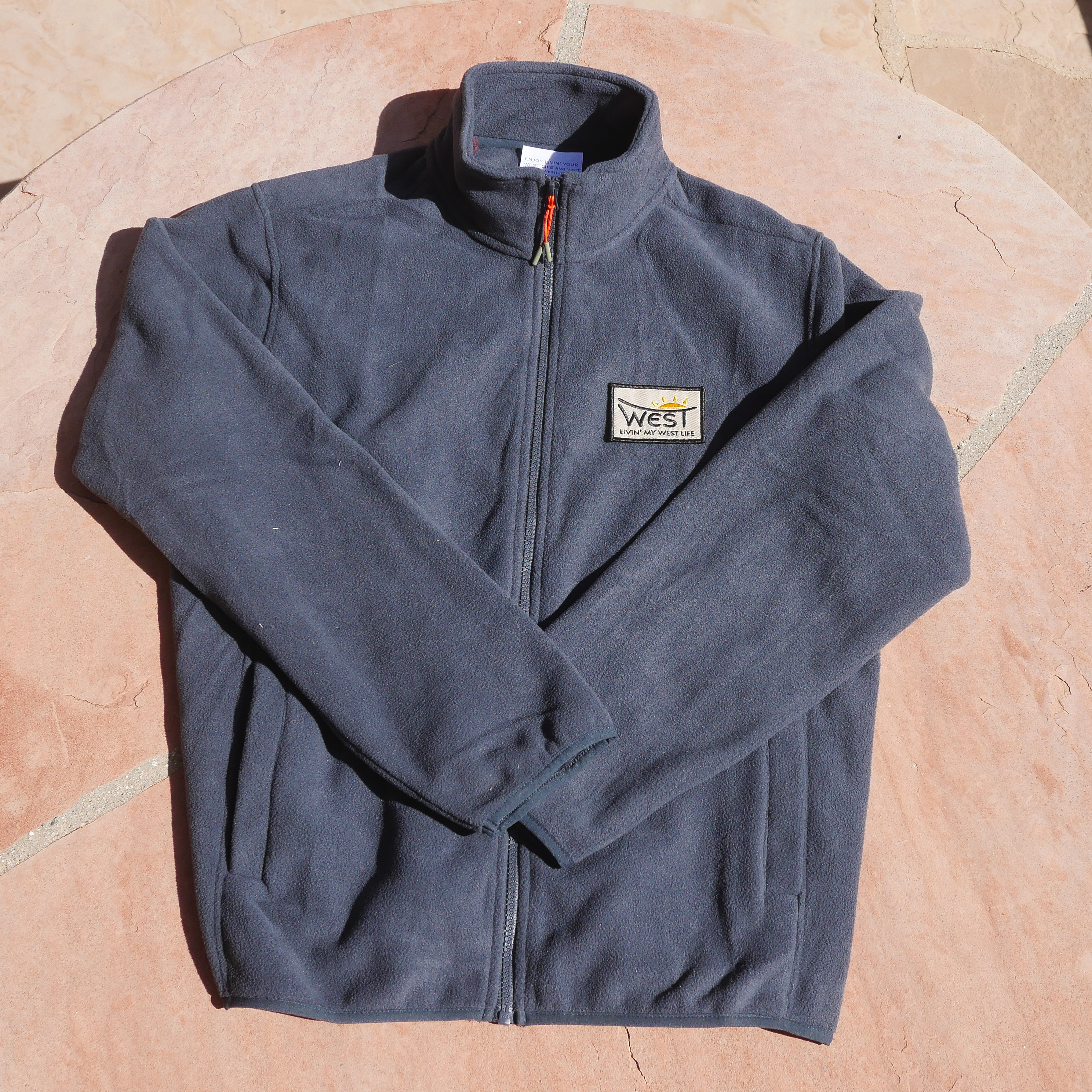WEST LIFE SUNBURST POLY FLEECE ZIP JACKET
