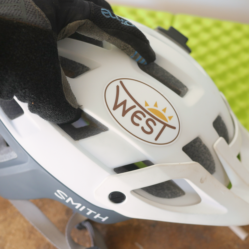 Sunburst WEST premium vinyl sticker