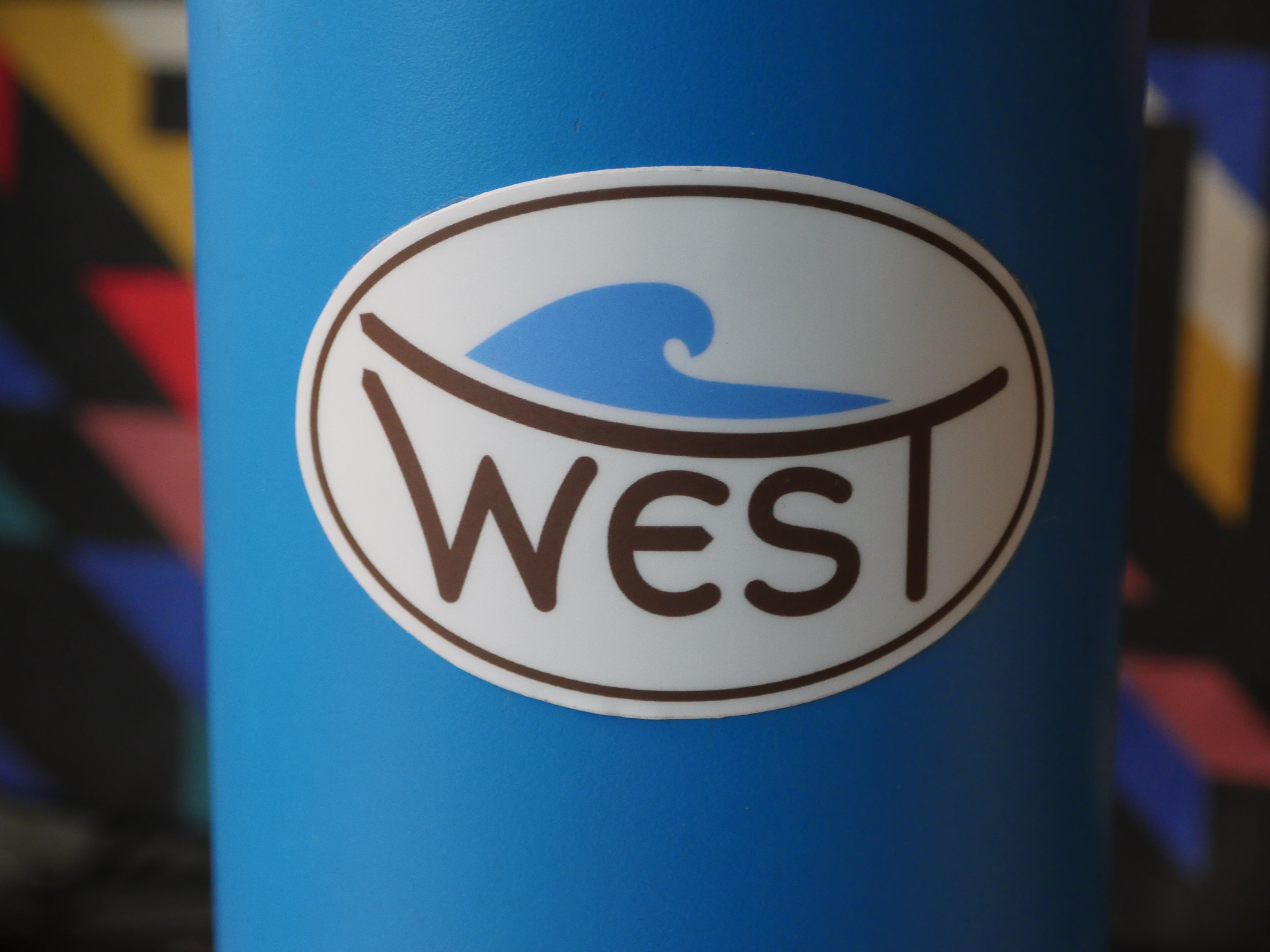 Wave WEST premium vinyl sticker