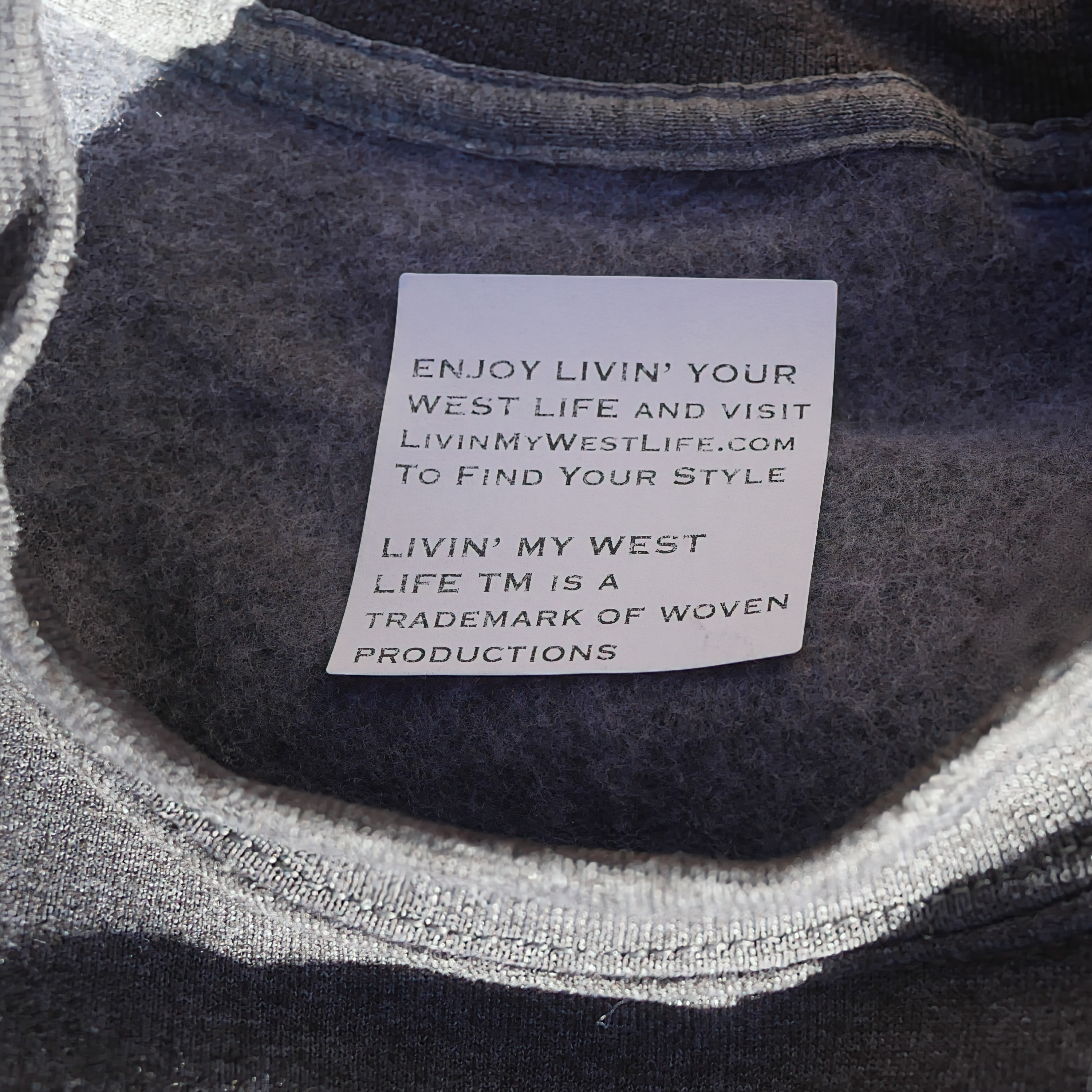 LIVIN' SUNBURST SWEATSHIRT 50/50 COTTON POLY