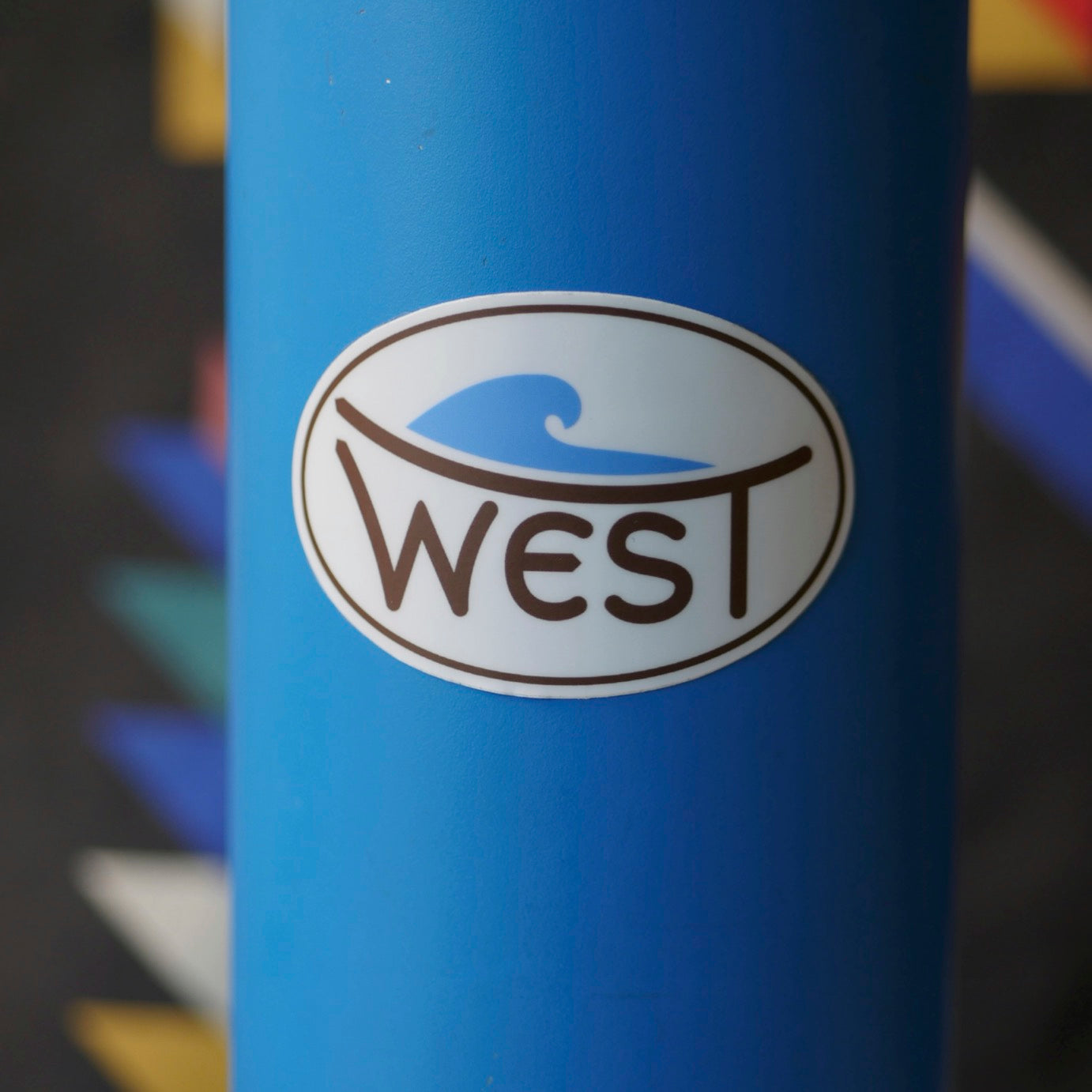 Wave WEST premium vinyl sticker
