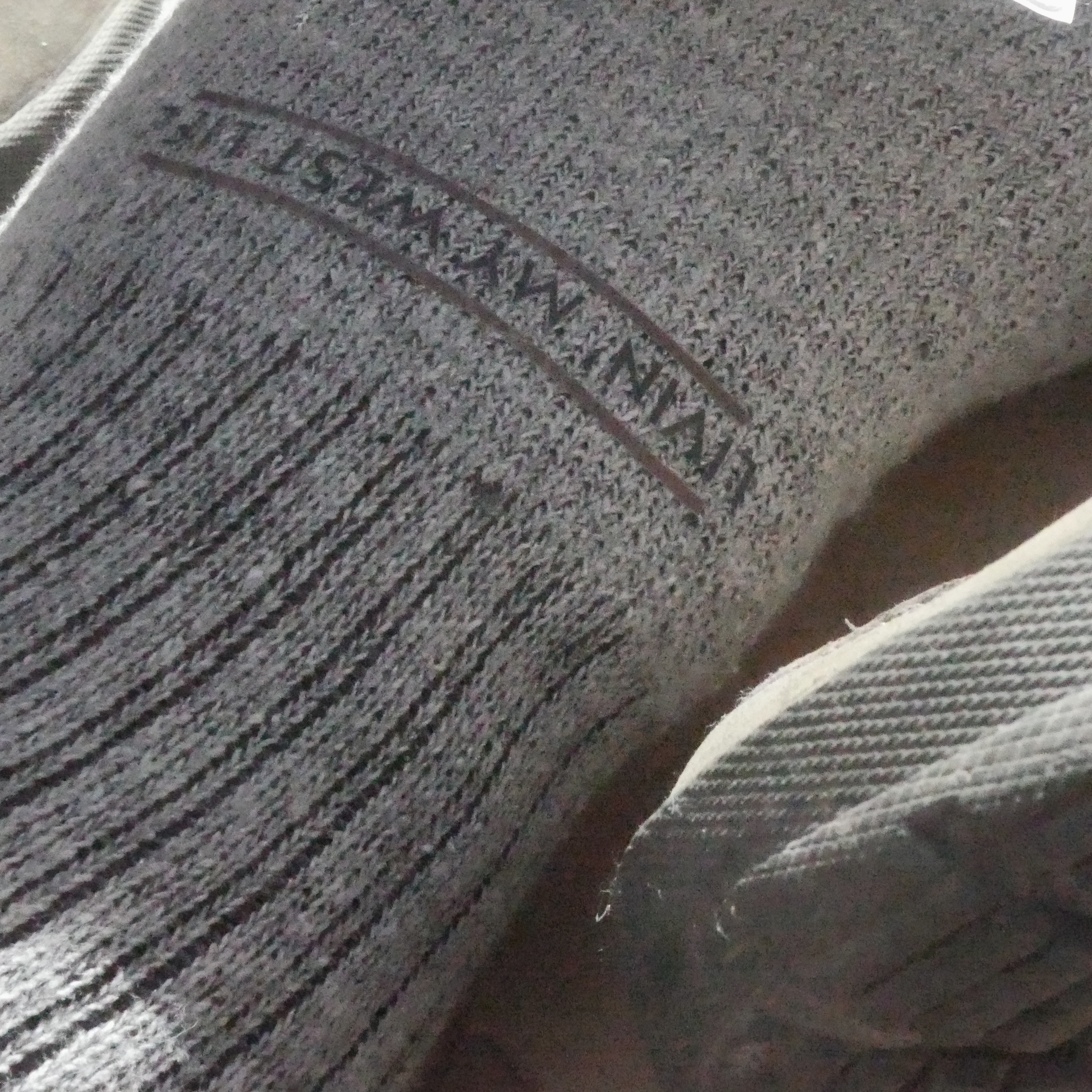 LIVIN' ADVENTURE SOCKS; TWO PAIR (GREY/BLUE) MEN'S 6-12