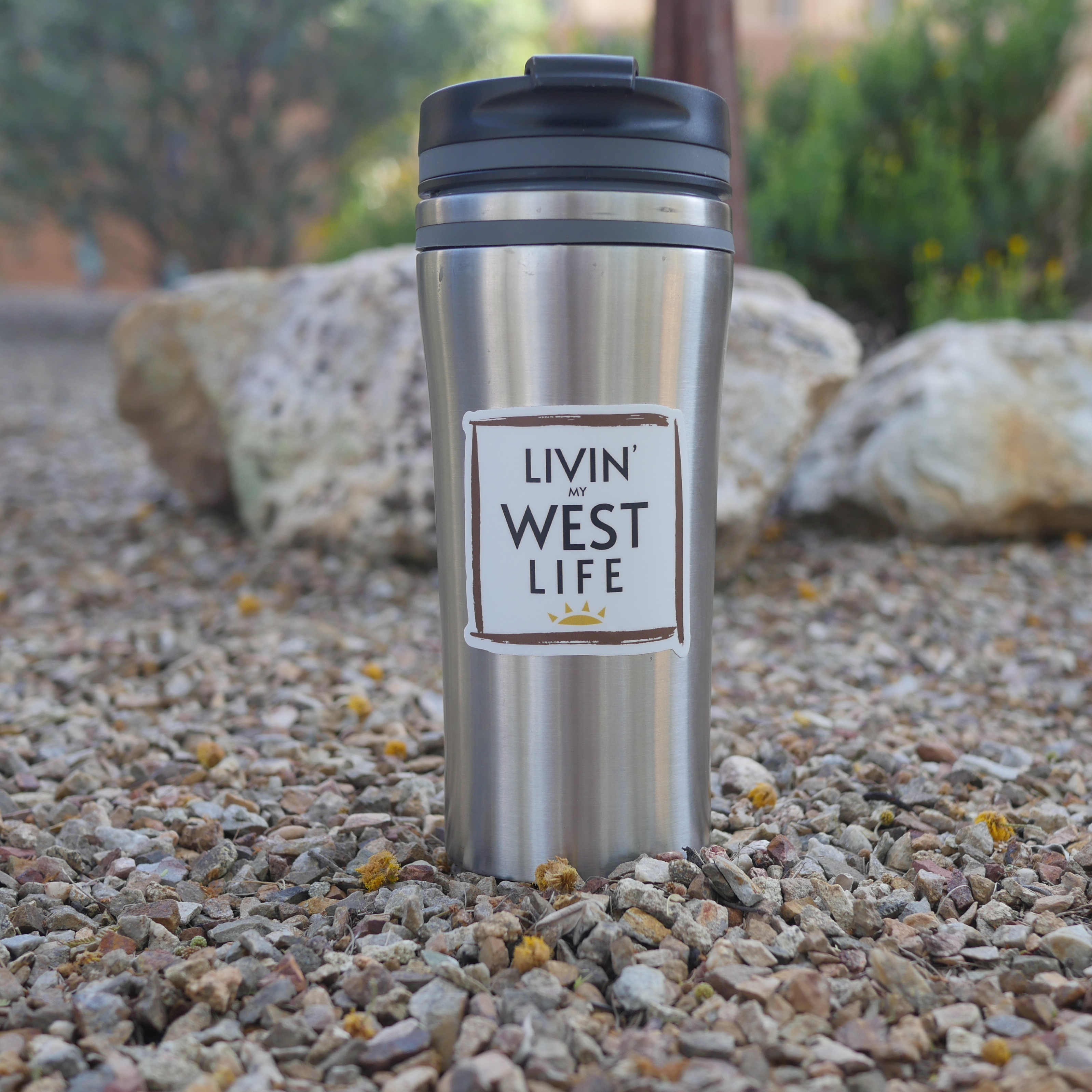 LIVIN' STAINLESS STEEL 15OZ TUMBLER